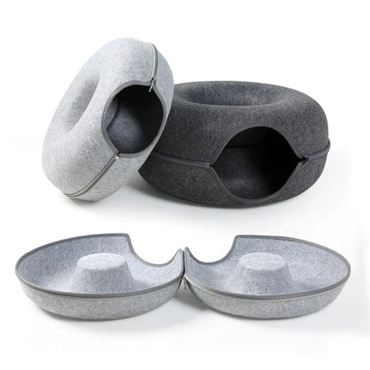 Donut Pet Tunnel Bed