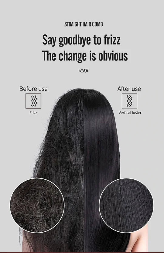 Portable Hair Straightener Brush