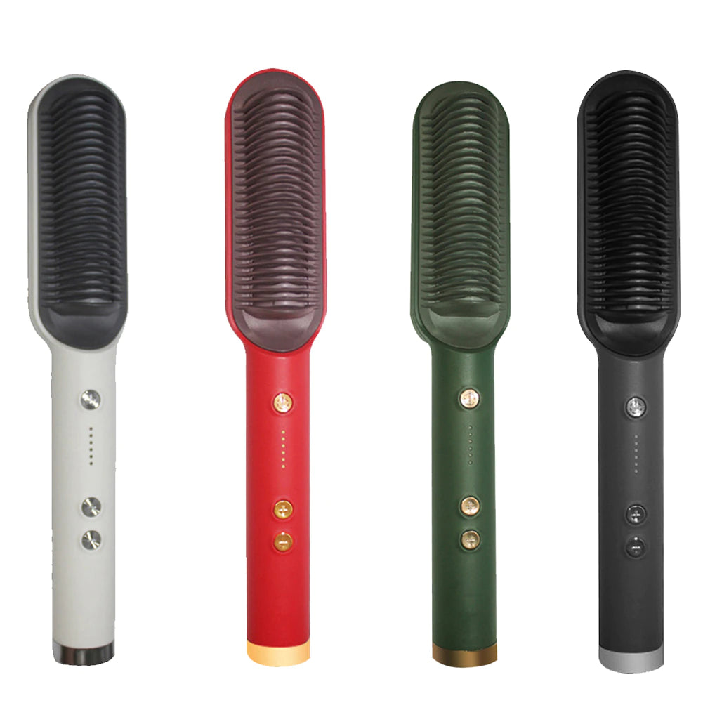 Portable Hair Straightener Brush