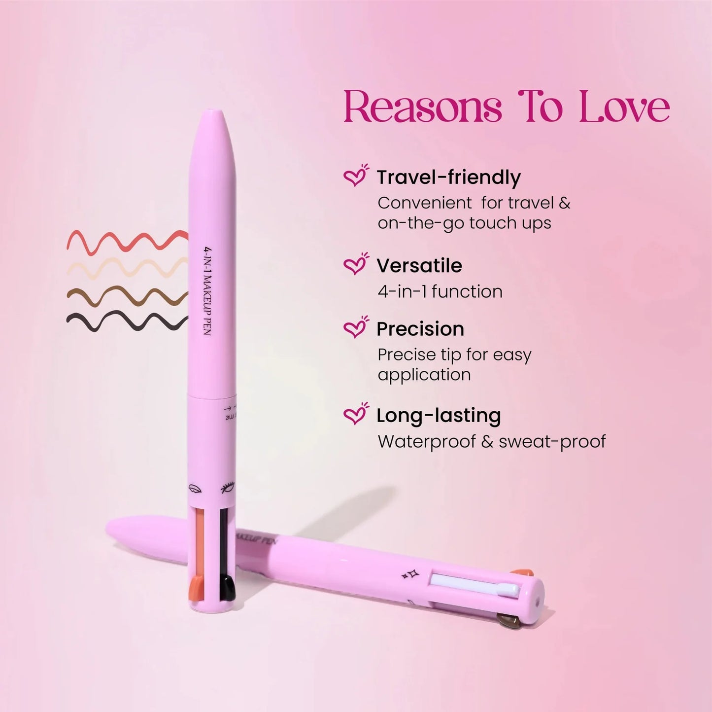 HD 4-in-1 Makeup Pen