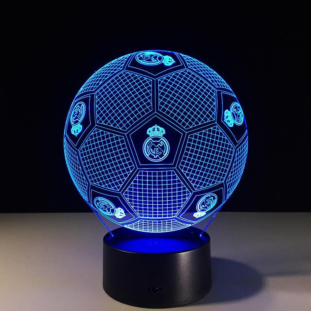 Football 7-Color Auto-changing LED Lights