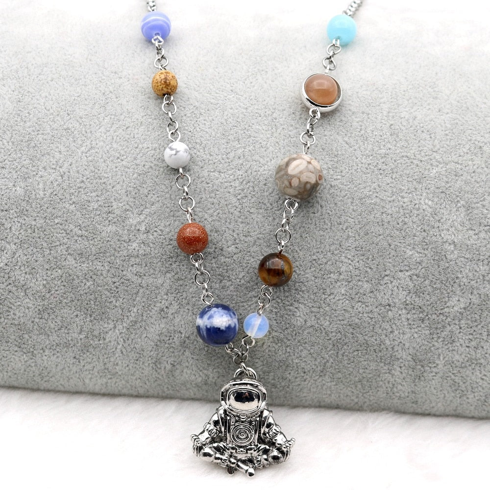 Meditating Astronaut Pendant