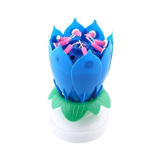 Musical Candle Lotus Flower