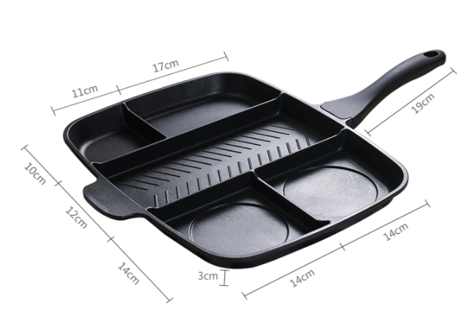 Non-Stick 5 in 1 Fry Pan
