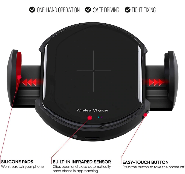 Wireless Car Charger Phone Mount