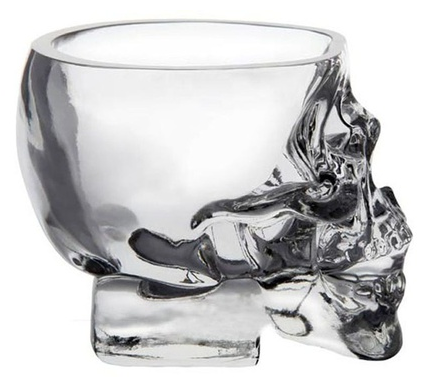 Skull Head Glass