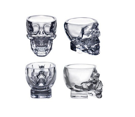 Skull Head Glass