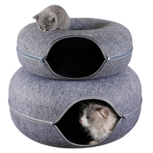 Donut Pet Tunnel Bed