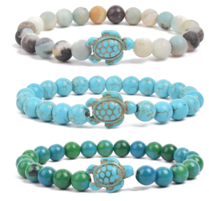 Sea Turtle Stone Bracelets