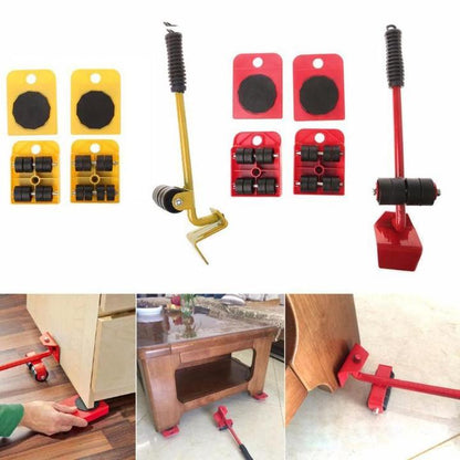 Furniture Moving & Lifting System - 5 Piece Set
